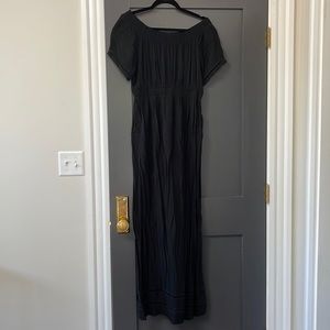 A Pea in the Pod Black Maxi Maternity Dress
